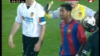 BARCELONA 2 VALENCIA 4 2002 2003 Emisión Canal 9 [upl. by Panthia]