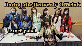 Rating the Heavenly Officials with Pei Ming  a TGCF panel [upl. by Ailisec]