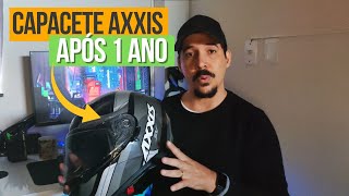 APÓS UM ANO DE USO  CAPACETE AXXIS EAGLE SV SMART [upl. by Calendra47]