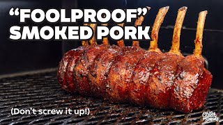 You Cant Screw Up This Smoked Rack of Pork Hopefully [upl. by Brause]