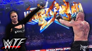 Becky Lynch reacts to Ronda Rousey winning the WWE Royal Rumble 👀 [upl. by Falconer133]