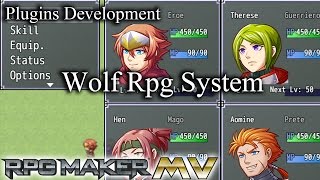 Wolf Rpg System  RPG MAKER MV [upl. by Niuqauj]