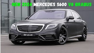 The NEW 2024 Mercedes S600 V8 BRABUS is a stunning example of automotive excellence combining [upl. by Rehm679]