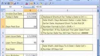 Excel Magic Trick 12 Date Math [upl. by Hael77]