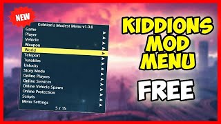 How to install kiddions modest menu new UPDATE v100 🎉 gta5 [upl. by Ado369]