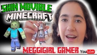 Cómo hacer un Muñeco de Minecraft movible articulado o flexible I MeggiGirl Gamer [upl. by Ardnalak]