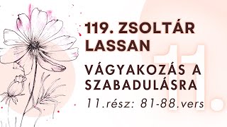 119 Zsoltár 11 rész Lelkem sóvárogva várja hogy megszabadíts [upl. by Calla]