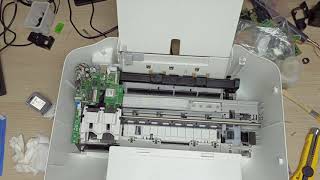 HP Deskjet Printer Not Load Paper Clean the Pickup Roller Rubber [upl. by Roslyn]