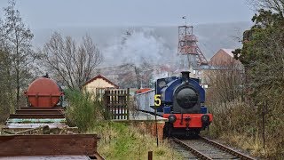 NCB Blue  Bagnall quotEmpressquot at Blaenavon  30742 Charters [upl. by Lledor]