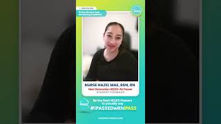 IPASS Online Review and Mentoring Academy Students Testimonial  Nurse Hazel Mae [upl. by Anik]