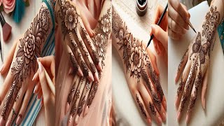 Mehndi Design  Back Hand Mehndi Design  Eid Special Mehndi Design 2024part19 [upl. by Ev]