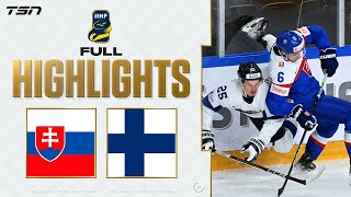 Slovakia vs Finland FULL HIGHLIGHTS  World Juniors 2024 [upl. by Aeuhsoj433]