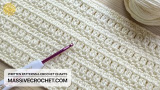 This Crochet Pattern for Beginners is SPLENDID 😍 ✅ SUPER EASY amp UNIQUE Crochet Stitch for Blanket [upl. by Goraud]