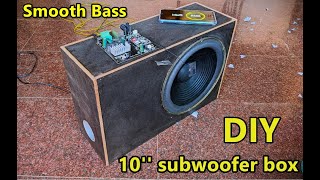 Sound Test for DIY 10 Subwoofer Box  Low Budget Maximum Bass Subwoofer Box  POWERGEN [upl. by Alfons]