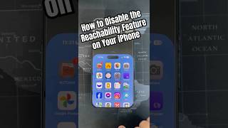 How to Disable the Reachability Feature on Your iPhone [upl. by Casmey]