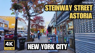 Walking Steinway Street in Astoria  Queens New York City Tour 4K [upl. by Marti]