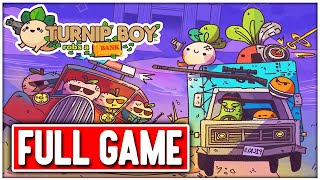 TURNIP BOY ROBS A BANK 100 Gameplay Walkthrough FULL GAME  No Commentary [upl. by Franciscka]