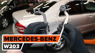 Wie MERCEDESBENZ W203 CKlasse Querlenker hinten wechseln AUTODOC TUTORIAL [upl. by Shanly91]