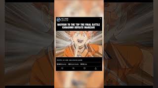 Final battle haikyuuanime animeedit anime karasuno animememe volleyball animeart hinata [upl. by Dion]