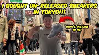 I BOUGHT UNRELEASED SNEAKERS IN TOKYO [upl. by Doralynne]