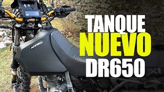 Instalacion de tanque Acerbis con dos llaves a la Suzuki DR650—Es Gustavo [upl. by Rehsa541]