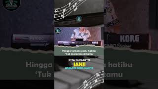 JANJI  Karaoke Nada Pria teaser karaokedangdut ritasugiarto [upl. by Neenaej]