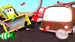 LE MAGASIN DE BONBONS   Apprendre avec Tiny trucks 👶 🚚 Dessin animé éducatif pour enfants [upl. by Kerby]