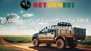 70000 Acres of Farm Land for SALE at Akuapem MampongGhana [upl. by Leela237]