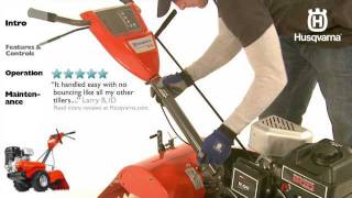 Husqvarna Tillers  Features amp Controls [upl. by Ilamad]