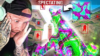 SPECTATING A HACKER WITH UNRELEASED IRIDESCENT CAMO IN REBIRTH ISLAND [upl. by Penney]