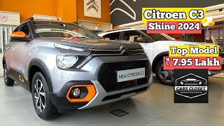 New Citroen C3 2024  ₹ 795 Lakh  Interior Exterior Features  Cars Closet [upl. by Therine281]