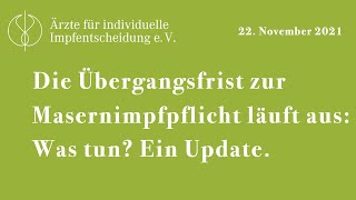 Update zur Übergangsfrist der Masernimpfpflicht  Annette Bopp amp Jan Matthias Hesse [upl. by Nicholson]