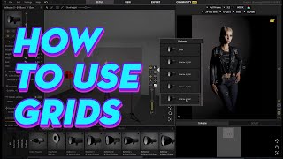 How to use grids in photography  virtual studio demo [upl. by Eilac508]