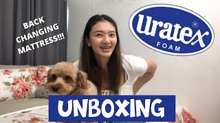 UNBOXING MY URATEX SENSO MEMORY FROST MATTRESS  PILLOWS [upl. by Notned]