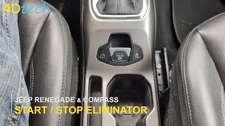 Jeep Compass amp Renegade DISABLE Auto StartStop Feature  Turn ON and OFF permanently 20192021 [upl. by Niwdog]