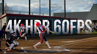 South Albany vs St Helens Softball  Canon C70  4K HDR 60FPS [upl. by Ahsinna]