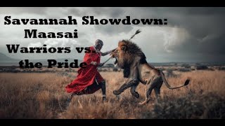 Savannah Showdown Maasai Warriors vs the Pride [upl. by Sirovart]