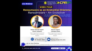 NCAM24  Ransomware as an Existential Dilemma Webinar Ransomware  An Evolution [upl. by Tarsus701]