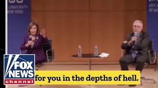 Nancy Pelosi heckled by crowd members at NYC event [upl. by Channing425]