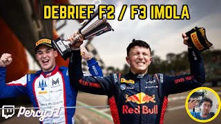 HADJAR ET MEGUETOUNIF BRILLENT À IMOLA Débrief F2  F3 [upl. by Greeson]