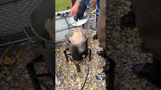 Deep frying a Turkey GONE WRONG [upl. by Pasadis22]