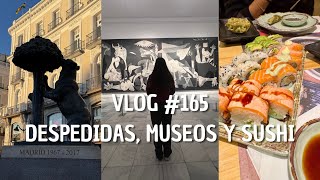 VLOG 165  DESPEDIDAS MUSEOS Y SUSHI  MADRID ESPAÑA  111124  Virginia Fontenla [upl. by Negyam]