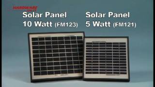 Mighty Mule FM121  FM123 Gate Opening 5 Watt  10 Watt Solar Panel Kit [upl. by Beacham827]