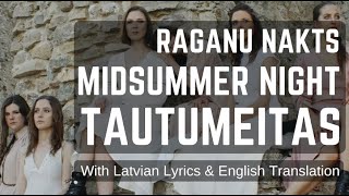 Raganu Nakts Midsummer Night Coven Chants  English Translation Tautumeitas 2018 [upl. by Alaaj]