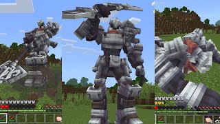 We added an EPIC Knight Boss to MINECRAFT [upl. by Aizatsana353]