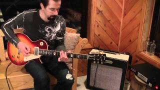 Brunetti Singleman Amp amp Taxi Drive Effect 1959 Gibson Les Paul Demo wwweddievegascom [upl. by Serena]