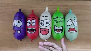 Balloon Slime Compilation 3 Hours  Making Slime With Balloons Tutorial  Balloon Popping 063 [upl. by Nahsyar]