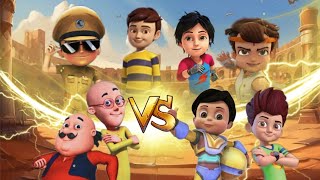 Kicko amp Vir amp Motu amp Patlu vs Rudra amp Shiva amp Bheem amp Singham  8 Man Tag team match [upl. by Niram83]