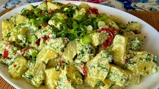 HERKES Bayıldı SOSUNA🥇 Farklı Kolay Patates Salatası Tarifi [upl. by Prager]