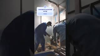 How to remove and change bearing of AHU motor electromechanics work electricaltechnician [upl. by Lyreb]